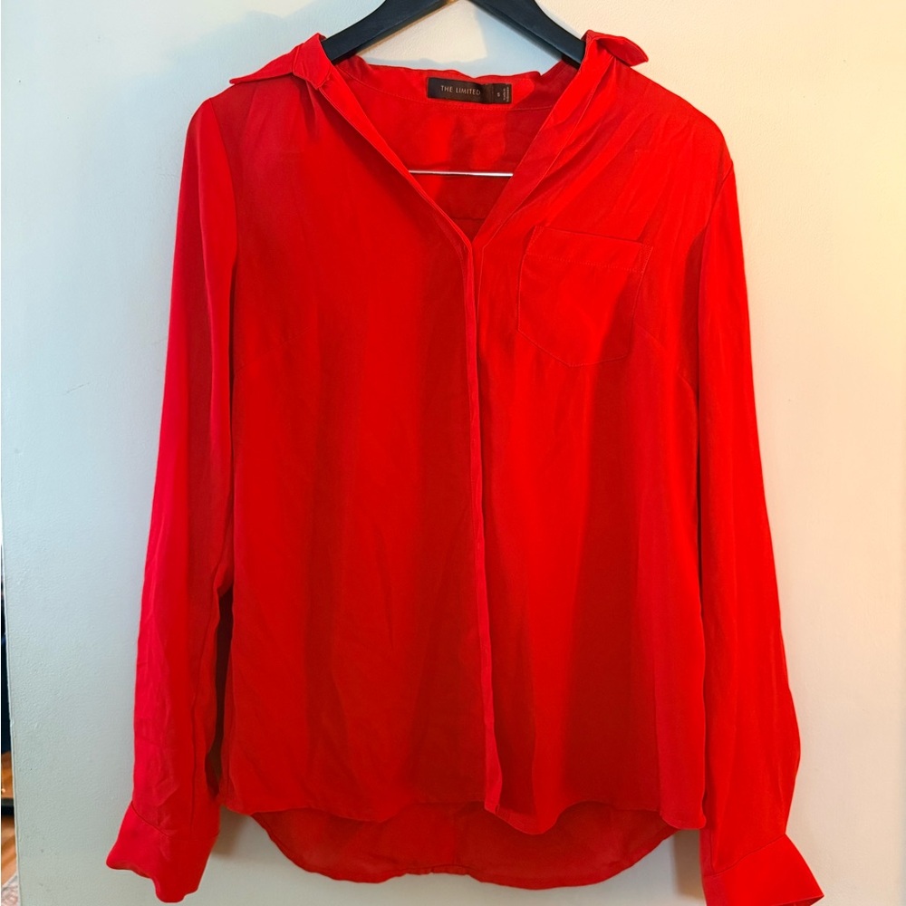The Limited Red Women's Top